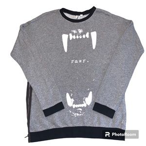 VANS Crew Neck Sweater Cat rawr